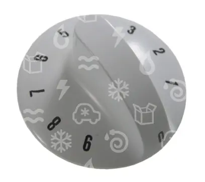 knoflík plotny sporáku GORENJE, EC444V